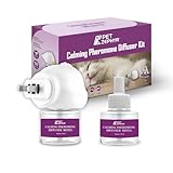 Pet Zephyr Cat Calming Pheromone Diffuser - 1 Diffuser Head & 2 Refills for 60 Days - Anxiety Relief Cat Essentials Products - Calm Cats Accessories - Cat Pee Prevention Supplies