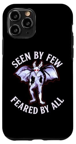 Visto por Pocos temidos por Todos Funny Mothman Cryptid Gráfico Carcasa para iPhone 11 Pro Visto por Pocos temidos por Todos Funny Mothman Cryptid Gráfico Carcasa para iPhone 11 Pro