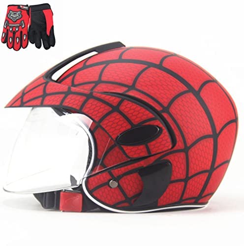 CANIAN Casco De Motocicleta, Casco Deportivo Al Aire Libre para Niños, Casco De Motos De Motos De...