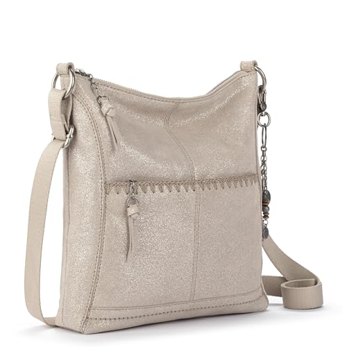Image of The Sak Lucia Leather Crossbody Purse - Premium Leather Women's Handbag for Everyday & Travel - Cross Body Bag With Zipper