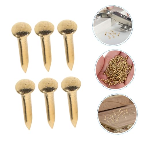 Clavos Metálicos para Hogar 100 piezas Cabeza Redonda Surtidos para Tapicería miniatura 7