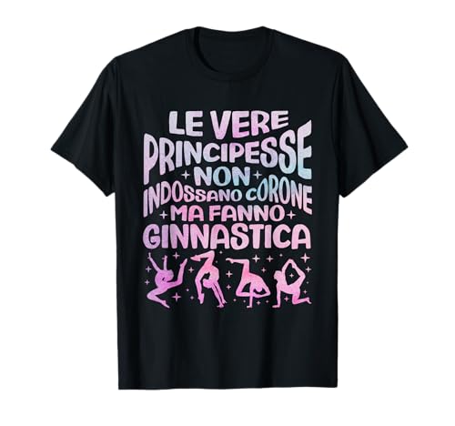 Acrobatica Bambina Ginnastica Artistica Ritmica Ginnasta Maglietta