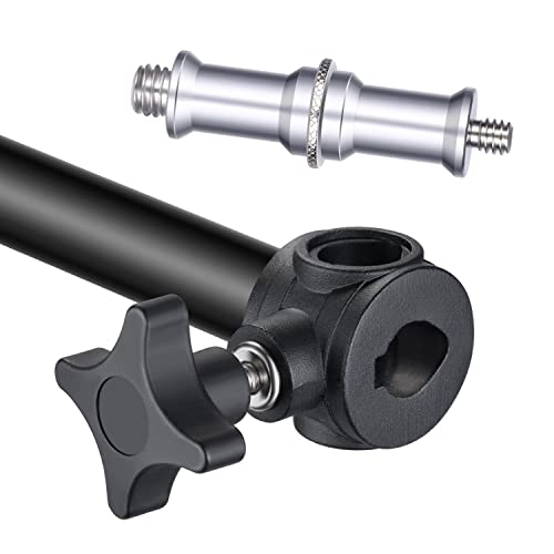Image of Neewer Wall Mounting Boom Arm 15-23.6 inches /38-60 Centimeters Adjustable Length with 1 /4 inch to 3 /8 inch Universal Adapter for Photo Studio Video Light, Monolights Photography
