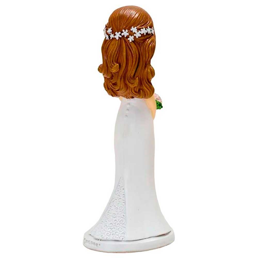 Tortenfiguren für Hochzeitstorten, Mädchen, Braut mit Blumensträußen, Andenken für lesbische Hochzeitstorten.