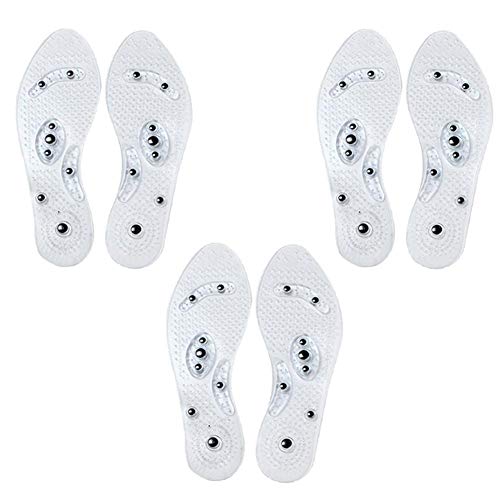 UMIWE Plantillas de masaje magnético, Plantillas magnéticas para Hombres y Mujeres, antifatiga para Masaje Cuidado de la Salud Women mejorar la circulación sanguínea EU 36-43 (3 Pair)