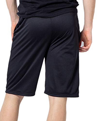 Pyrex Bermuda Uomo Rete Stampa Logo x 40895 l Nero...