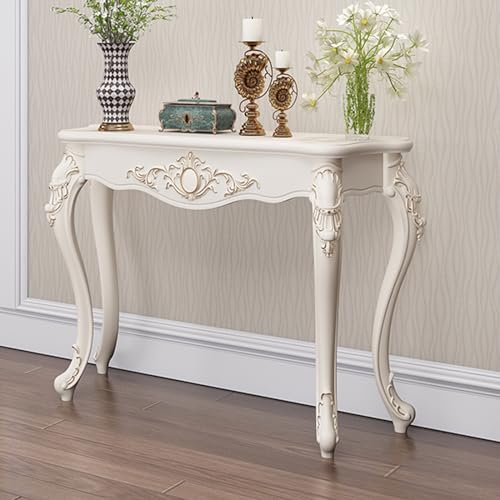 Elegant Vintage Victorian Entry Console Table - Stylish Decorative Furniture