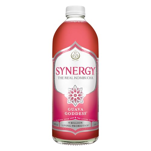 Synergy The Real Kombucha, Guava Goddess - 48oz