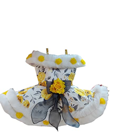 Image of A-Line Knee Length Short Frock Dress Baby Girl Style Flared Party Midi Dress /Frock
