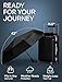 Windproof Travel Umbrella - Compact & Withstands Winds up to 85MPH, Strongest Premium Auto Folding Umbrella for Rain and Sun - Durable, Light & Portable for Women & Men, Fits Backpack & Cars