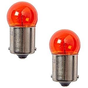 cyclingcolors 2x 12V 10W BA15S orange ampoule moto scooter voiture auto mobylette clignotant