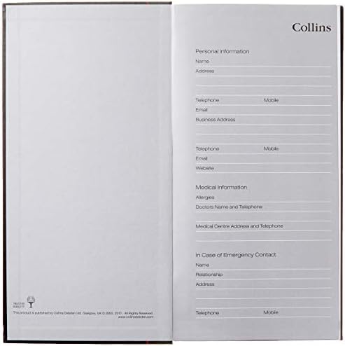 Collins Ideal Double Cash Manuscript Book - 192 Pages, Black