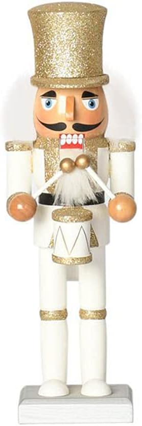 Christmas Wooden Ornaments Figurines Drumming Desktop Office Decoration Tree Ornaments Miniature Ornaments For Christmas Tree Miniature Ornaments Color Miniature