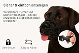 Flamingo Maulkorb Benzo XS – Silikon Maulkorb verstellbar weich komfortabel für kleine Hunde – für Training, Spaziergang & Tierarzt