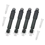 Upgraded WH01X20826 Washer Shock Absorber Kit with 4 Shocks and 4 Pins for G.E Washer Damper Shock Replaces WH01X10343 AP4265856 WH01X10385 WH01X10425 AH1482318 EA1482318 WH01X10260 PS1482318