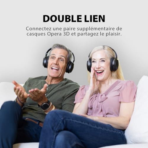 Avantree Opera Plus – Casque sans Fil TV avec Modes Cinéma et Dialogue Clair, HDMI Arc, Opt, AUX, RCA, portée de 164 Pieds, émetteur Télévision Bluetooth & Station d’accueil de Chargement 2-en-1 - Les Beatles, Paul McCartney, John Lennon, RIngo Starr, George Harrison Avantree Opera Plus - Casque sans Fil TV avec Modes Cinéma et Dialogue Clair, HDMI Arc, Opt, AUX, RCA, portée de 164 Pieds, émetteur Télévision Bluetooth & Station d'accueil de Chargement 2-en-1 – Image 7