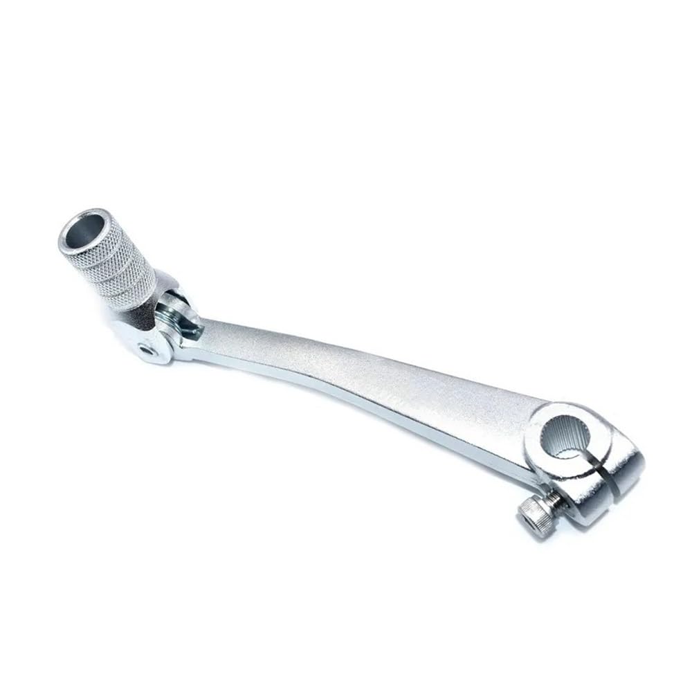 Lutfi Silver Foot Gear Lever For 50Cc 110Cc 125Cc 250Cc Dirt Pit For Monkey Bike Motorcycle Atv Quad Motocross Parts Gear Shift Lever Rod Foot Shifter Peg