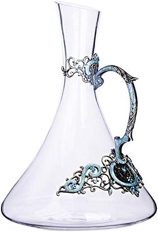MaGiLL Decantador de Vino Retro Europeo Decantador de Vino Tinto Copa de Cristal Jarra de Vino Tinto Aireador de Aire de Vino clásico en Forma de U Soplado a Mano sin Plomo-j (J) MaGiLL Decantador de Vino Retro Europeo Decantador de Vino Tinto Copa de Cristal Jarra de Vino Tinto Aireador de Aire de Vino clásico en Forma de U Soplado a Mano sin Plomo-j (J)