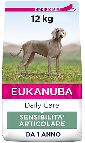 Eukanuba Daily Care Alimento Secco per Cani Adulti con Articolazioni Sensibili, 12 kg