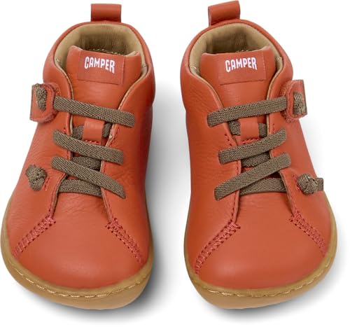 Camper Peu - Smart Casual Shoes For First Walkers - Orange, Size 21, Smooth Leather - 4