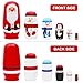6 Pcs Christmas Nesting Dolls Set, Santa Claus Snowman Penguin Reindeer Matryoshka Russian Wooden Handmade Stacking Dolls for Kids Toy Birthday Xmas Home Decoration