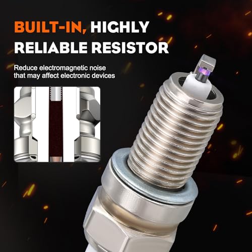 Image of Hipa DCPR6E Spark Plug for NGK 3481 Kohler 14 132 11-S XT675 XT650 XT149 XT800 XT775 6.75 1413211