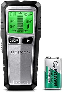UTINOS Stud Finder 5 in 1 Multi-function Upgraded Smart Stud Sensor, Wall Scanner with AC Wire Warning for Locating Center & Edge of Studs or Metal and AC Wire Detection