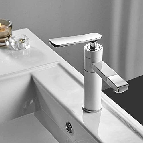 Robinet de lavabo mitigeur à froid et chaud pour évier montage sur le pont
