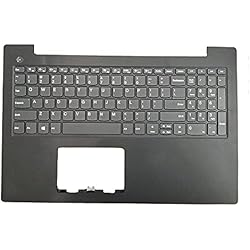 Teclado Para Computador Portatil Lenovo fqparts Replacement Carcasa Superior para computadora portátil C Shell & Teclado para For Lenovo V330-15IKB V330-15ISK Negro Edición en inglés de EE. UU.