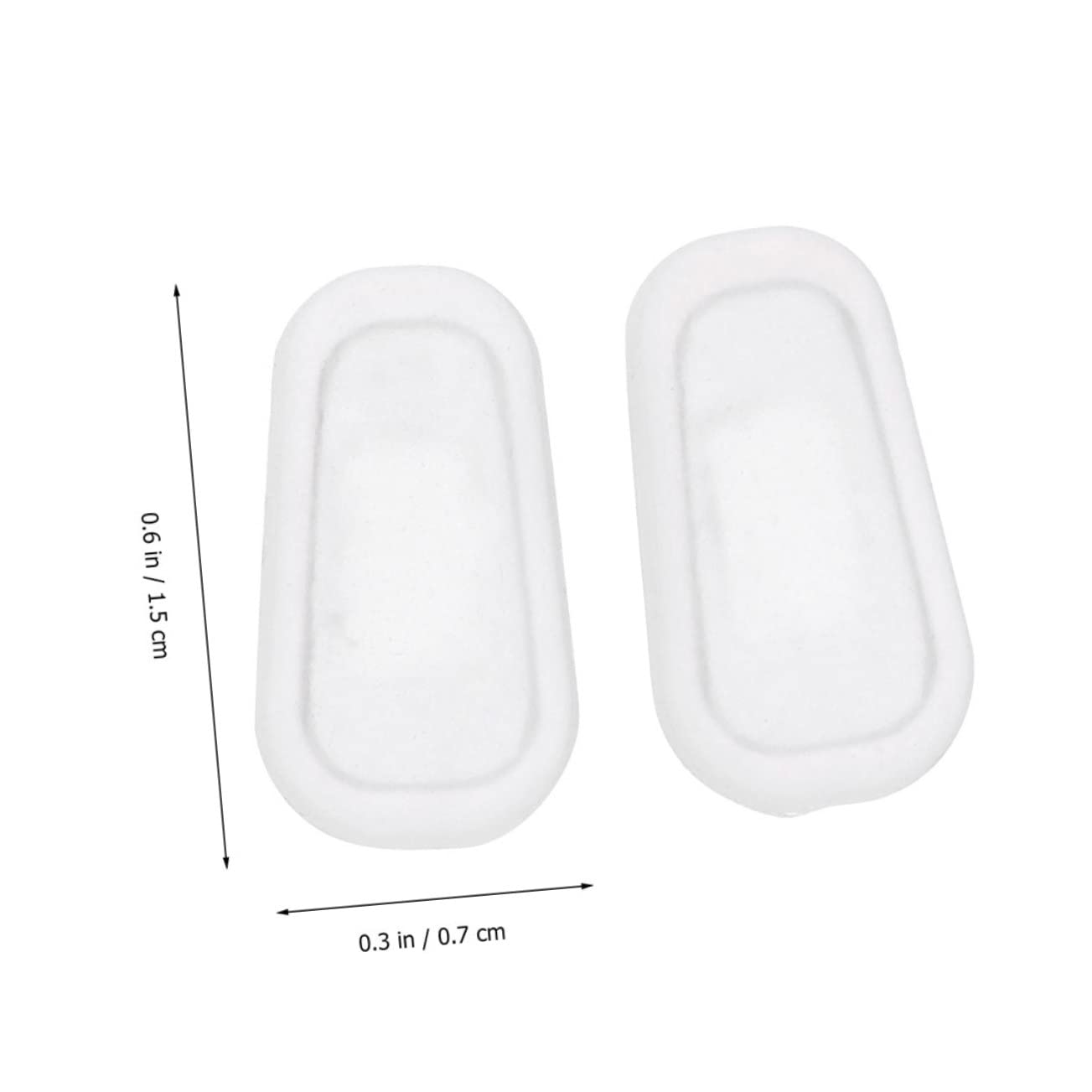 Healeved 200pares Almohadillas De Silicona Para Gafas De Repuesto Antideslizantes y Ajustables Compatibles Gafas Sol Mejoran La Comodidad