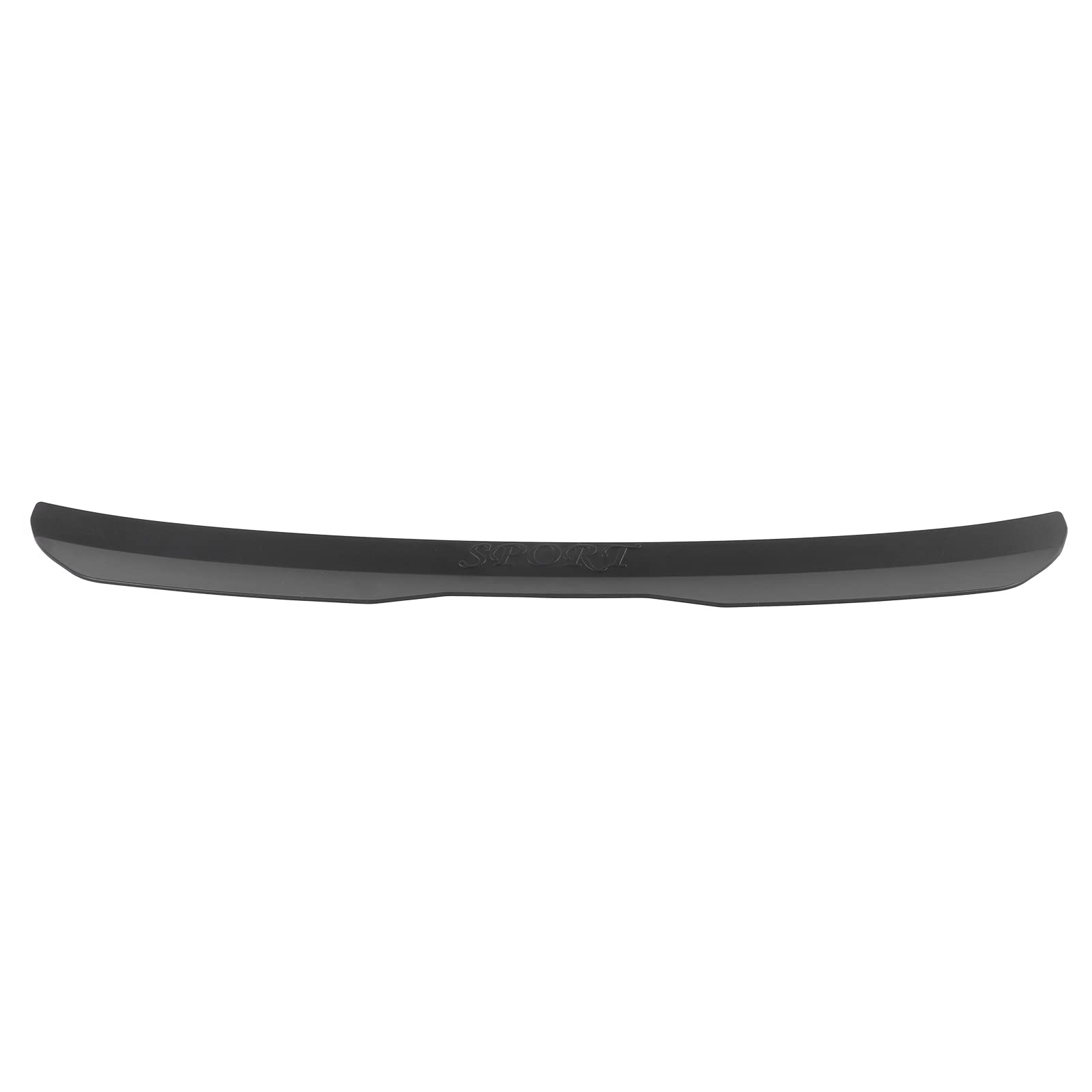 Maxton Style Rear Roof Spoiler, Universal ABS Black Rear Window Visor Wing with Double Sided Tape, for Two Compartment Vehicle