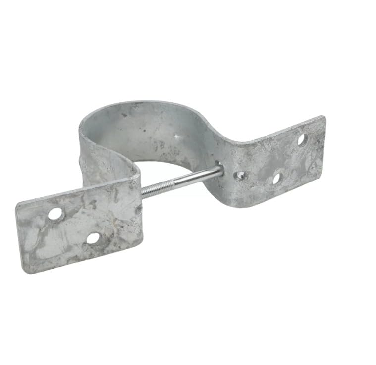 2 3/8" Galvanized Steel Pipe Grip Fence Brackets (Pack of 5)
