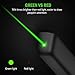 Dinofire Presentation Clicker Green Light Pointer USB Rechargeable Wireless Presenter PowerPoint Clicker Hyperlink Presentation Remote Control Slide Advancer RF 2.4GHz For Keynote / Mac / PC / Laptop