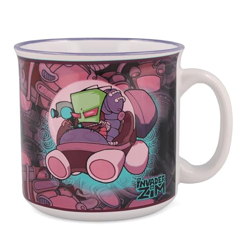 Mug de cerámica Silver Buffalo Invader Zim 20 onzas miniatura 1