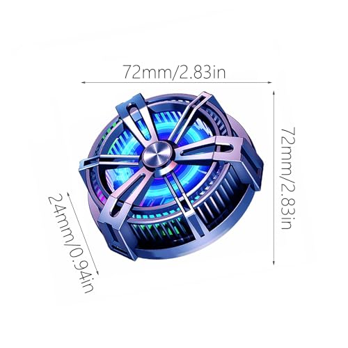 Ventilador de refrigeración semiconductor con absorción de luz 6