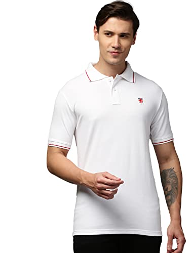 Image of ONN UK Classic Men's Premium Combed Cotton Polo Collar Half Sleeves Solid T-Shirt |