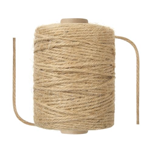 Natural Sisal Hemp Rope - 328 ft Heavy Duty