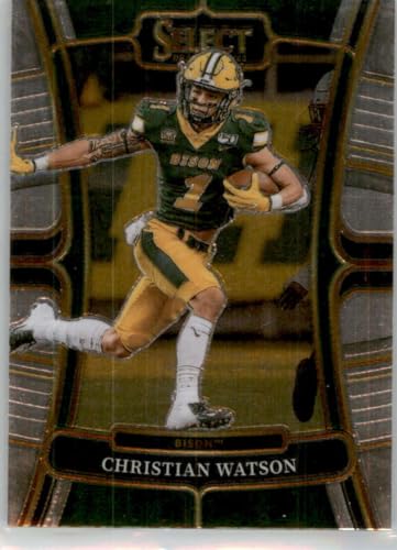 2023 Panini Select Draft Picks Hobby #62 Christian Watson North Dakota State Bison Concourse Official NCAA Football Card in Raw (NM or Better) Condition