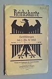  Reichskarte. Herbstübungen des I. Fü. IV 1933. Einfarbig. 1:100 000.