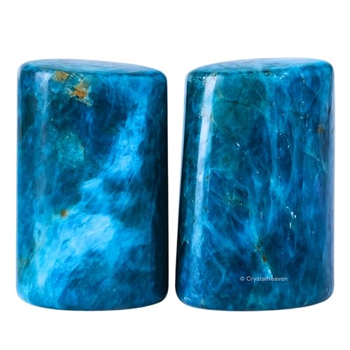 Image of Crystal Heaven Certified Apatite Healing Tumbled Stone, Natural Polished Crystals For Diy Crafts, Manifestation, Meditation, Pooja Feng Shui And Reiki Healing (30 Grams)