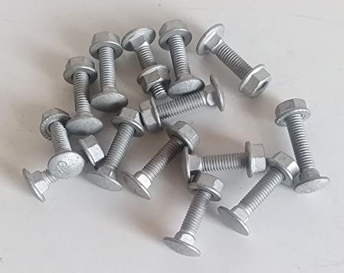 Mushroom Head Square Neck Bolt with Nut (6 x 25mm) (12pcs)-picture-16