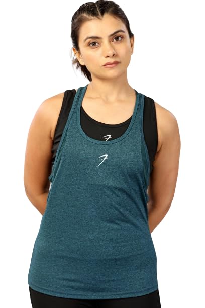 Image of Bold Melange Women's Comfort Fit Activewear Sports and Gym Tank Top