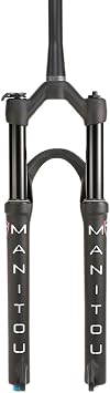 Manitou Markhor Suspension Fork - 29", 100 mm, 9 x 100 mm, 51 mm Offset, Matte Black
