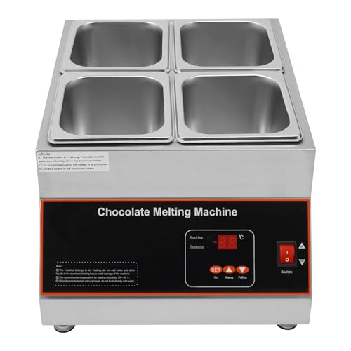 Máquina para Temperar Chocolate 4 Recipientes 500W Acero miniatura 6