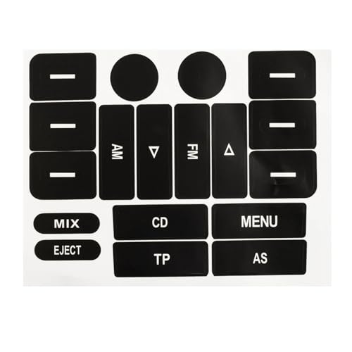 Autocollant bouton de voiture Passat et Golf 5 accessoires intérieurs rénovation