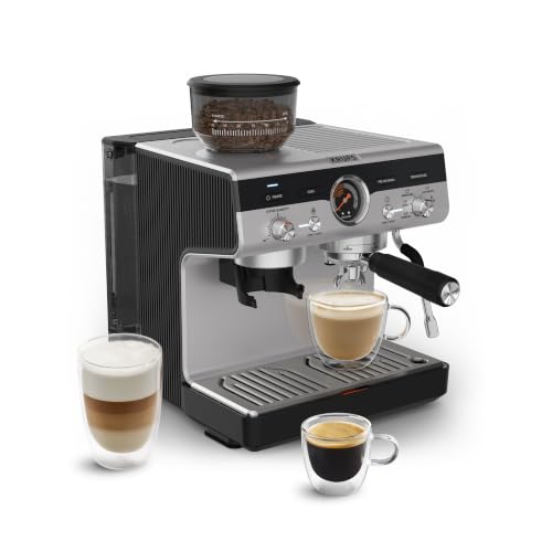 KRUPS Barista Espresso Machine with Built-In Grinder 30 Settings