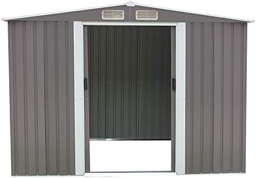 image for Kinbor Garden Tool Storage Shed Outside Building Shed 8x6 Feet Outdoor