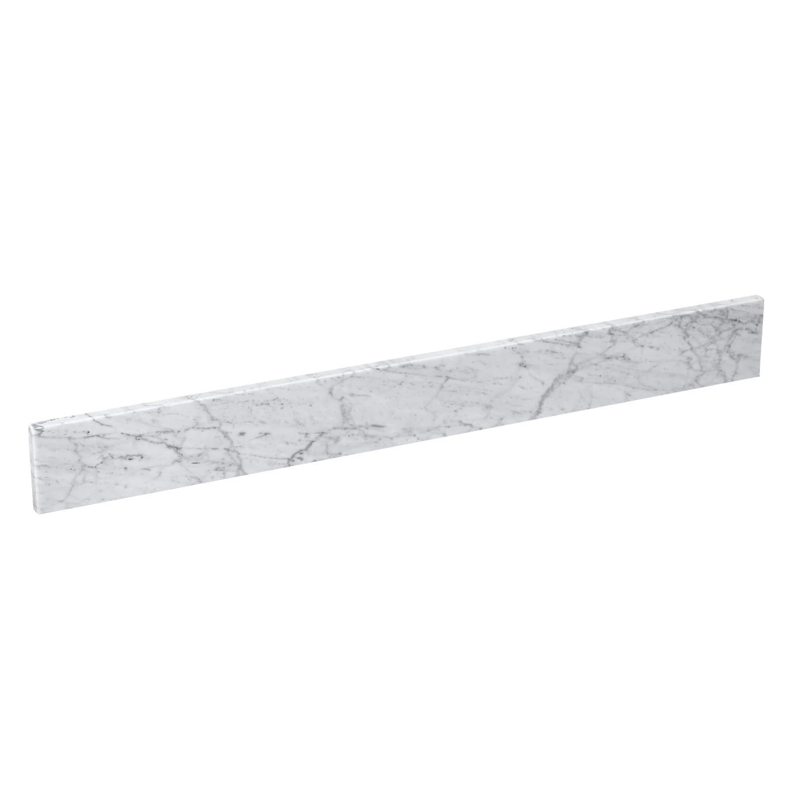 36 inch natural marble bidesplash for bathroom vanity sink top,universal bathroom vanity backsplashes,36 in. w x 4 in. h backsplash in carrara marble