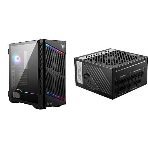 MSI MPG Velox 100P Airflow Mid-Tower PC-Gehäuse + MPG A1000G ATX PC-Netzteil