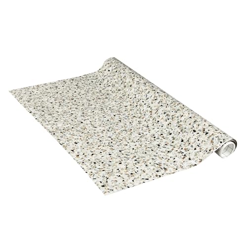 Venilia Klebefolie Greenline | Granit Steinoptik Weiss | 45cm x 2m, Stärke 95μ | selbstklebende Möbel-Folie, Dekofolie, Küchenfolie | aus 100% recyceltem Plastik - ohne Phthalate | Made in EU
